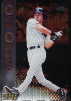 1999 Topps Chrome New Breed #NB9 Derek Jeter Baseball Card