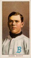 1909 White Borders Sovereign #416 Nap Rucker Portrait Baseball Card