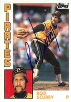 1984 Topps #69 Rod Scurry Baseball Card