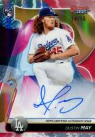 2020 Bowman's Best Best of 2020 Autographs #B20DM Dustin May Gold Refractor Baseball Card