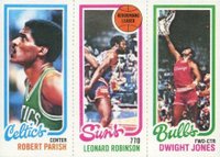 1980 Topps # Parish/Robinson/Jones Basketball Card