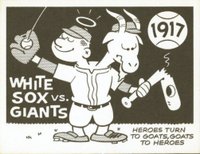1967 Laughlin World Series #14 1917- White Sox Vs. Giants Baseball Card