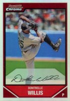 2007 Bowman Chrome #140 Dontrelle Willis Refractor Baseball Card