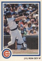 1985 7-Up Cubs #11 Ron Cey Baseball Card