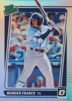 2021 Panini Donruss Optic Rated Prospect #RP1 Wander Franco Holo Baseball Card