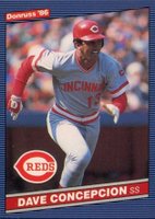 1986 Donruss #243 Dave Concepcion Baseball Card