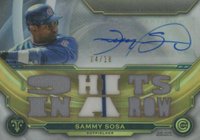 2019 Topps Triple Threads Autograph Relics #SS1 Sammy Sosa Baseball Card