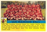 1956 Topps #26 San Francisco 49ers Football Card