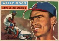 1956 Topps #55g Wally Moon Gray Back Baseball Card