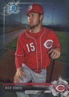 2017 Bowman Chrome Prospects #BCP225 Nick Senzel Baseball Card
