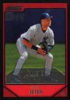 2007 Bowman Chrome #90 Derek Jeter Baseball Card