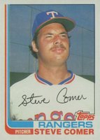 1982 Topps #16 Steve Comer Baseball Card