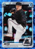 2020 Bowman Draft Chrome Sapphire Edition #BD50 Max Meyer Baseball Card