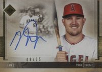 2020 Topps Transcendent Collection Autographs #MT Mike Trout Variation Baseball Card