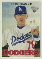2016 Topps Heritage #600 Julio Urias No Signature Baseball Card