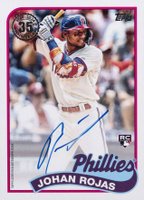 2024 Topps 1989 Topps Baseball Autographs #89BAJRO Johan Rojas Baseball Card
