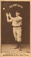 1887 Old Judge #61-1a Patsy Cahill Catch-Hands head high-R.F. Baseball Card