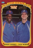 1986 Fleer Star Stickers #132 D.Gooden/D.Murphy Baseball Card