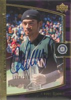 2001 Ultimate Collection  #120 Ichiro Autographed Baseball Card