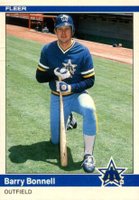 1984 Fleer Update #U-14 Barry Bonnell Baseball Card