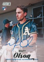 2017 Stadium Club Autographs #SCAMO Matt Olson Baseball Card