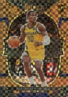 2022 Panini Select #79 Bennedict Mathurin Plaid Copper Basketball Card