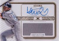 2023 Topps Definitive Collection Definitive Autograph Relic Collection #ICHI Ichiro Suzuki Baseball Card