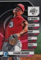 2024 Bowman Draft Bowman Draft Night #BDN8 Chase Burns Baseball Card