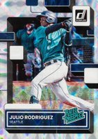 2022 Panini Donruss Rated Prospect #RP1 Julio Rodriguez Silver Baseball Card