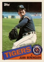 1985 Topps #672 Juan Berenguer Baseball Card