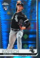 2019 Topps Chrome #17 Michael Kopech Pitching-Prism Refractor Baseball Card
