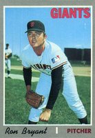 1970 Topps #433 Ron Bryant Baseball Card