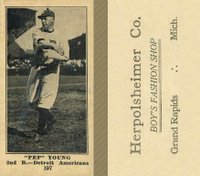 1916 Herpolsheimer Co. #197 Pep Young Baseball Card