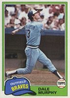 1981 Topps #504 Dale Murphy Baseball Card