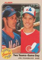 1983 Fleer #641 Two Teams-Same Day Baseball Card