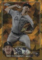 2023 Topps Chrome Update Sapphire Edition #165 Mike Clevinger Gold Baseball Card