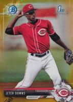 2017 Bowman Draft #BDC6 Jeter Downs Chrome-Gold Refractor Baseball Card