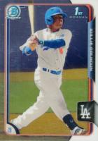 2015 Bowman Draft #185 Willie Calhoun Chrome Baseball Card