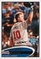 2012 Topps Update #US166 Chipper Jones Gray Jersey Baseball Card