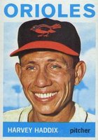 1964 Topps #439 Harvey Haddix Baseball Card