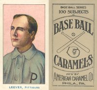 1910 American Caramel Pirates # Sam Leever Baseball Card