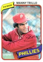 1980 Burger King Phillies #5 Manny Trillo Baseball Card