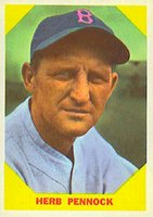 1960 Fleer Baseball Greats #35 Herb Pennock Baseball Card