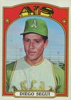1972 Topps #735 Diego Segui Baseball Card