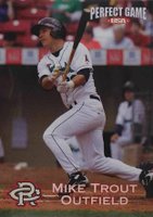 2010 Cedar Rapids Kernels Perfect Game #25 Mike Trout Baseball Card