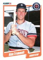1990 Fleer #617 Alan Trammell Baseball Card