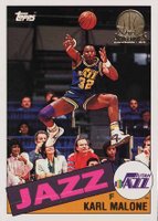 1992 Topps Archives #66 Karl Malone Gold Basketball Card