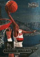 1997 Metal Universe Championship #21 Rasheed Wallace Basketball Card
