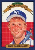 1986 Donruss #11 Bret Saberhagen Diamond Kings Baseball Card