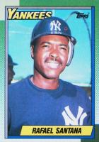 1990 Topps #651 Rafael Santana Baseball Card